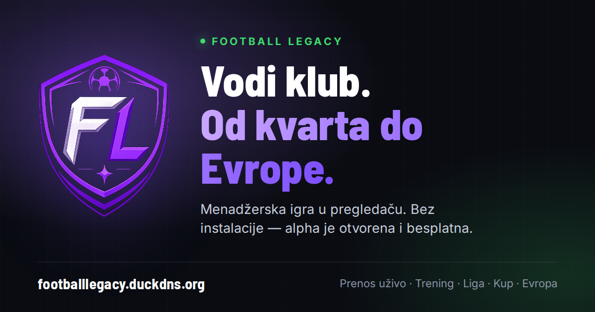 I built an online football manager , and 140 people have already created a club in 20 days